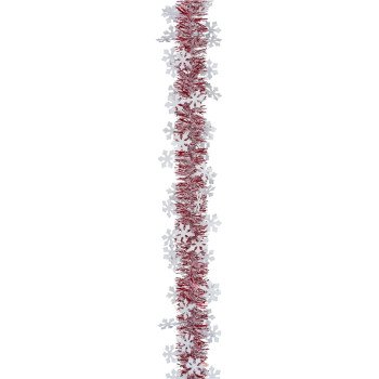 Holidaytrims 3686024 Garland, 15 ft L, Red/White