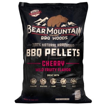 Bear Mountain FK13 BBQ Pellet, Cherry, 20 in L, Hardwood, 20 lb Bag