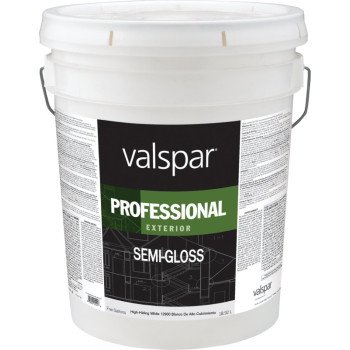 Valspar 12900 Professional Latex Paint, 5 gal Pail, 400 sq-ft/gal, White