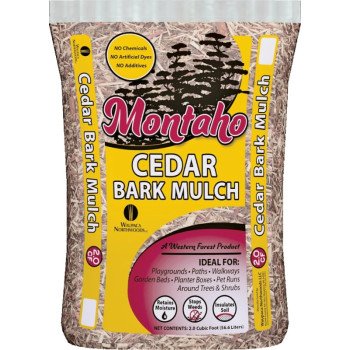 Montaho WMO13222 Bark Mulch, Cedar Bag