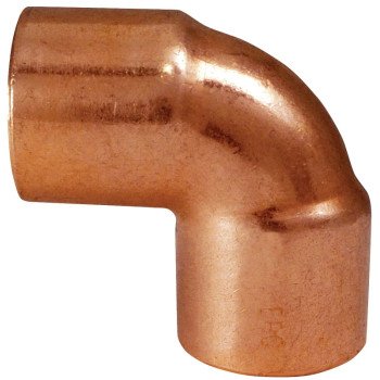 Elkhart Products 31296 Pipe Elbow, 1 in, Sweat, 90 deg Angle, Copper