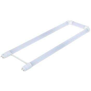 ETI 54293141 LED Tube Light Bulb, Linear, T8 U-Bent Lamp, 15 W Equivalent, G13 Lamp Base, Frosted, Cool White Light