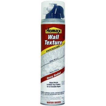 Homax 4060-06 Knockdown Wall Texture, Liquid, Solvent, Gray/White, 10 oz Can