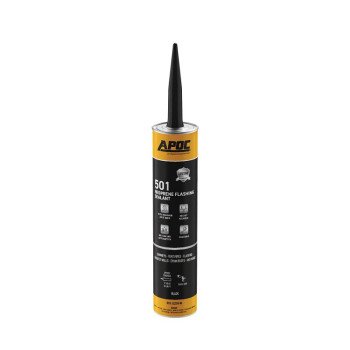 APOC AP-501 Series AP-5019 Neoprene Flashing Sealant, Black, Liquid, 10 oz, Tube