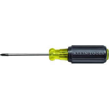 Klein Tools 603-4 Screwdriver, #2 Drive, Phillips Drive, 8-1/4 in OAL, 4 in L Shank, Acetate Handle, Cushion-Grip Handle