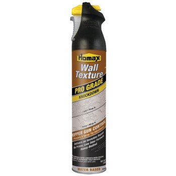 Homax 4565 Wall Texture, Liquid, Solvent, Gray/White, 25 oz Can