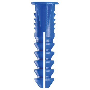 Cobra Anchors 193Y Screw Anchor, 1-1/4 in L, Plastic, 175 lb