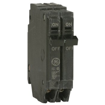 GE THQP230 Feeder Circuit Breaker, Type THQP, 30 A, 2-Pole, 120/240 V, Non-Interchangeable Trip, Plug