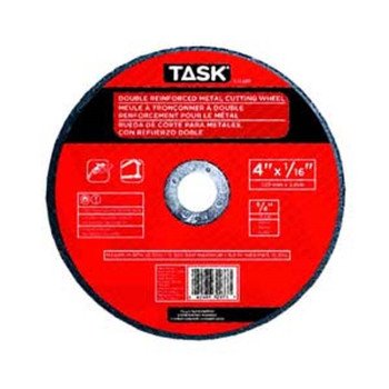 TASK 32033B Cutting Wheel, 4 in Dia, 1/16 in Thick, 5/8 in Arbor