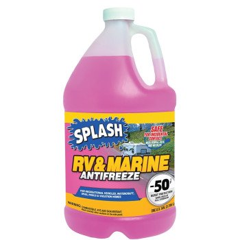 SPLASH 619527 RV and Marine Anti-Freeze, 1 gal Bottle, Pink