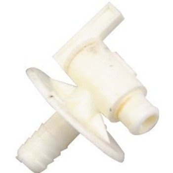 US Hardware RV-390C Water Spigot, Plastic, White