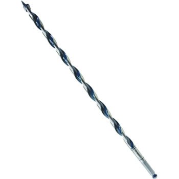 Bosch NKLT10 Auger Drill Bit, 5/8 in Dia, 17-1/2 in OAL, Open-Faced Flute, 7/16 in Dia Shank, Hex Shank