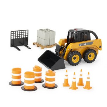 Ertl 47349 Skid Steer Loader Set, 3 Years and Up, Internal Light/Music: Internal Light and Music