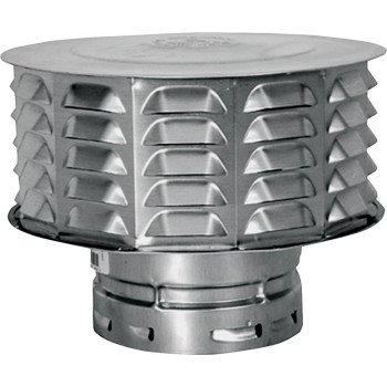 AmeriVent 3ECW Snap Lock Vent Cap, 3 in Connection