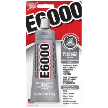 E6000 800622 Craft Adhesive, Clear, 3.7 oz Tube