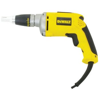 DEWALT DW272 Drywall Screwgun, 6.3 A, 1/4 in Chuck, 4000 rpm Speed, 8 ft L Cord