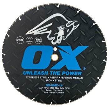 OX ULTIMATE UMC OX-UMC-4.5 Blade, 4-1/2 in Dia, Segmented Rim