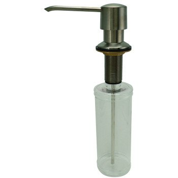 Plumb Pak PP612DSBN Soap Lotion Dispenser, 10 oz Capacity, Brushed Nickel