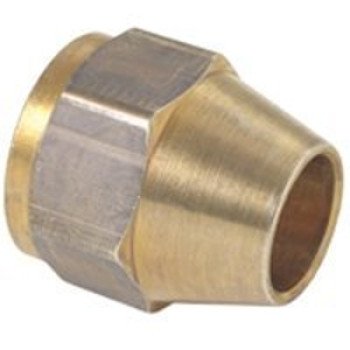 BrassCraft F0-6 Tube Nut, 3/8 in, Brass, 3/8 in OD