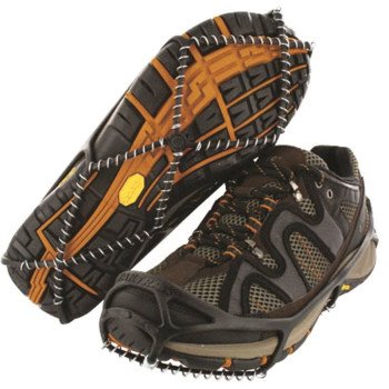 Yaktrax Walk Series 8001 S Shoe Traction Device, Unisex, S, Spikeless, Black