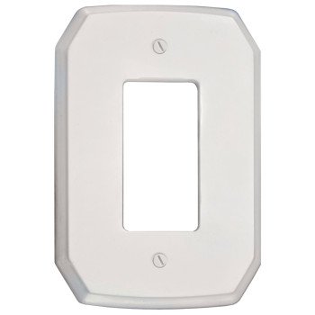 1037R WHITE WALLPLATE 1 GANG  