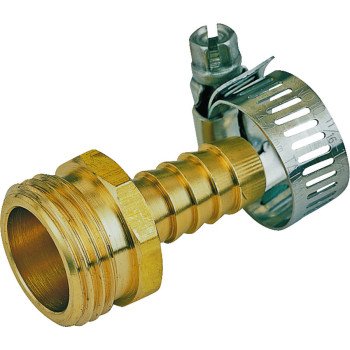 Landscapers Select GB934M3L Hose Coupling, 1/2 in, Male, Brass, Brass