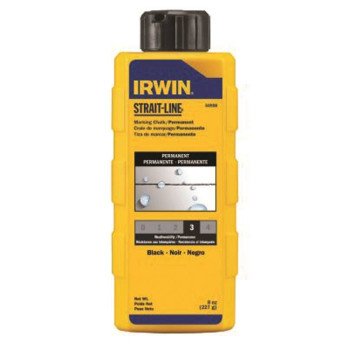 IRWIN 64908 Marking Chalk Refill, Black, Permanent