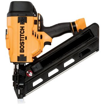 Bostitch BCF30PTB Cordless Framing Nailer, 20 V Battery, 55 Magazine, 30 to 34 deg Collation, Black/Yellow