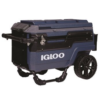 Igloo 00034127 Trailmate Journey Cooler, 70 qt Cooler, Black/Blue