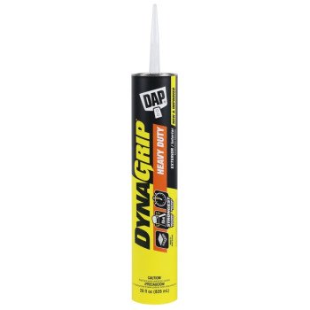 DAP DYNAGRIP 27510 Construction Adhesive, Off-White, 28 oz Cartridge