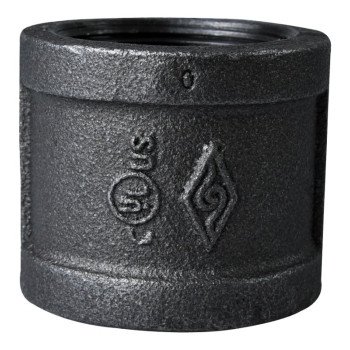 ProSource B220 40 Pipe Coupling, 1-1/2 in, FIP, Steel, SCH 40 Schedule, 300 psi Pressure