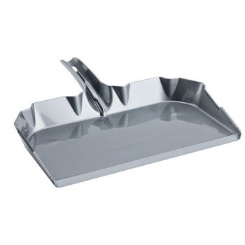 Libman 581 Dustpan, 17.88 in L, 18.13 in W, Polypropylene, Gray