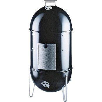 Weber Smokey Mountain Cooker 721001 Charcoal Smoker, Charcoal, Steel, Black