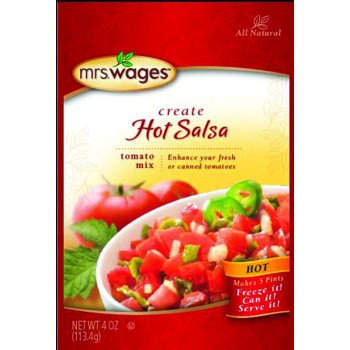 Mrs. Wages W753-J7425 Tomato Canning Mix, 4 oz Pouch