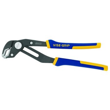 Irwin 2078110 Groove Lock Plier, 10 in OAL, 2-1/4 in Jaw Opening, Blue/Yellow Handle, Cushion-Grip Handle