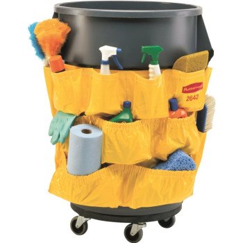 Rubbermaid FG264200YEL Caddy Bag Container, Vinyl Blade