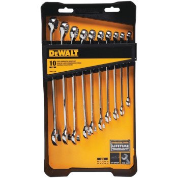 DEWALT DWMT72166 Wrench Set, 10-Piece, Specifications: Metric Measurement