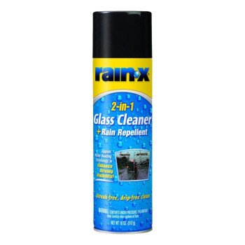 Rain-X 5080233 Glass Cleaner, 18 oz Spray Dispenser, Liquid, Fruity