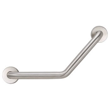 Boston Harbor YG01-01-1.5 Grab Bar, 16 in L Bar, Stainless Steel, Wall Mounted Mounting