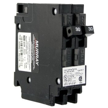 Siemens Murray MP3030 Circuit Breaker, Duplex, Type MH-T, 30 A, 1 -Pole, 120 V, Plug Mounting