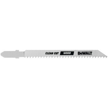 DEWALT DW3760-5 Jig Saw Blade, 1/4 in W, 4 in L, 10 TPI