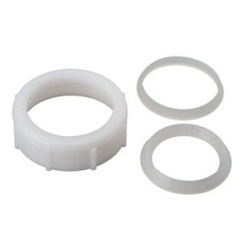 Moen M-Line Series M9614 Slip-Joint Nut and Washer, PVC, White