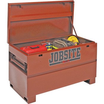 Delta Jobsite Series 638990 Heavy-Duty Contractor Chest, 19.3 cu-ft, 24 in OAW, 27-3/4 in OAH, 60 in OAD, Steel, Brown