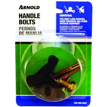 Arnold 490-900-0061 T-Handle Knob and Bolt, For: Most Lawn Mowers, Snow Throwers and Other Outdoor Equipment