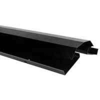 Lomanco LomanCool LPR10B Ridge Vent, 3/12 to 12/12 Roof Pitch, 10 ft L, Aluminum, Black