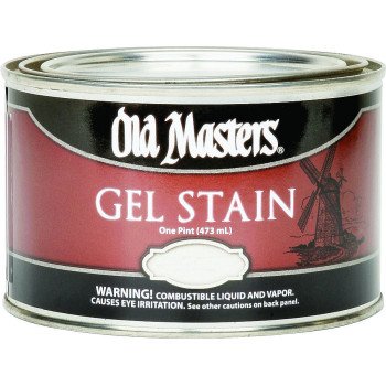 Old Masters 80108 Gel Stain, Natural, Liquid, 1 pt, Can