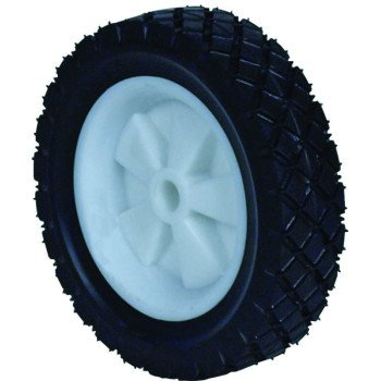 MARTIN Wheel 615P-OF Lawn Mower Wheel, Semi-Pneumatic, Universal, Plastic/Rubber