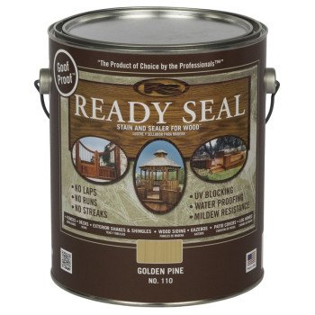 Ready Seal 110 Stain and Sealer, Golden Pine, 1 gal, Can