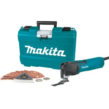 Makita TM3010CX1 Multi-Tool Kit, 3 A, 6000 to 20,000 opm, 3.2 deg Oscillating