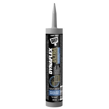 DAP DYNAFLEX ULTRA 7079874157 Advanced Exterior Sealant, Light Gray, 7 to 14 days Curing, 5 to 37 deg C, 300 mL